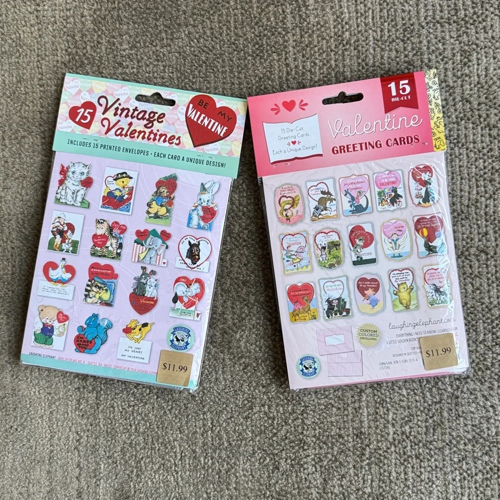 ❤️NWT ~ Vintage Inspired Valentine Greeting Card Sets